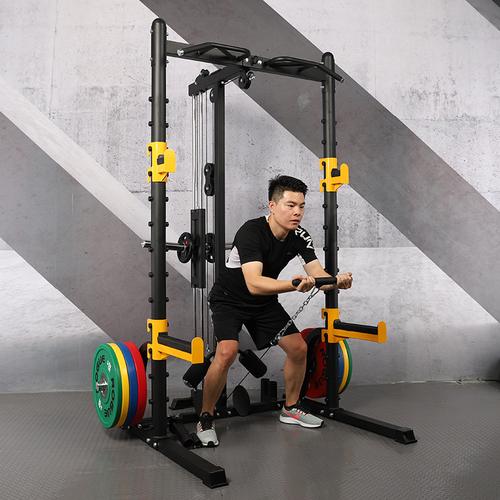 一机练全身 龙门架多功能综合训练器G305套装深度解析